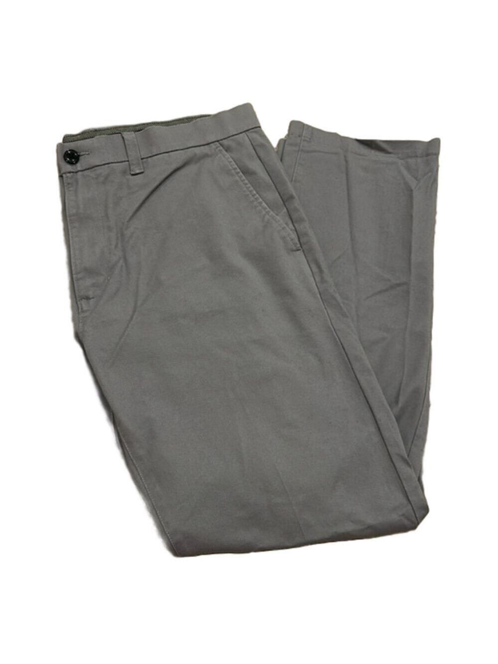 Haggar Grey Slim Fit Luxury Comfort Dress Pants 36x32